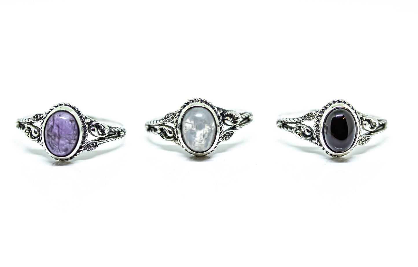 Amethyst Ring 925 Sterling Silver