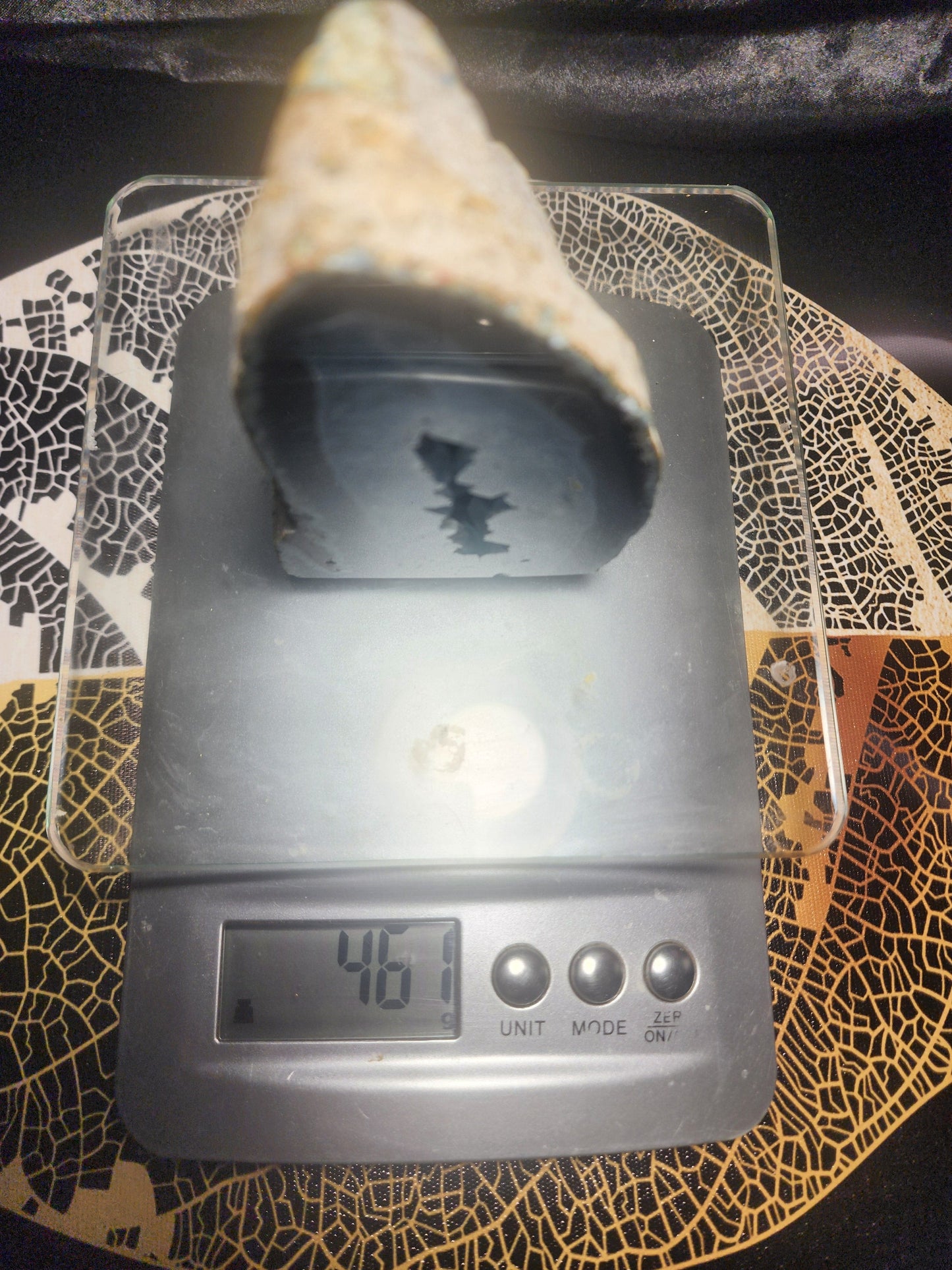 Crystals Blue Agate Geode Cave 461g Australia