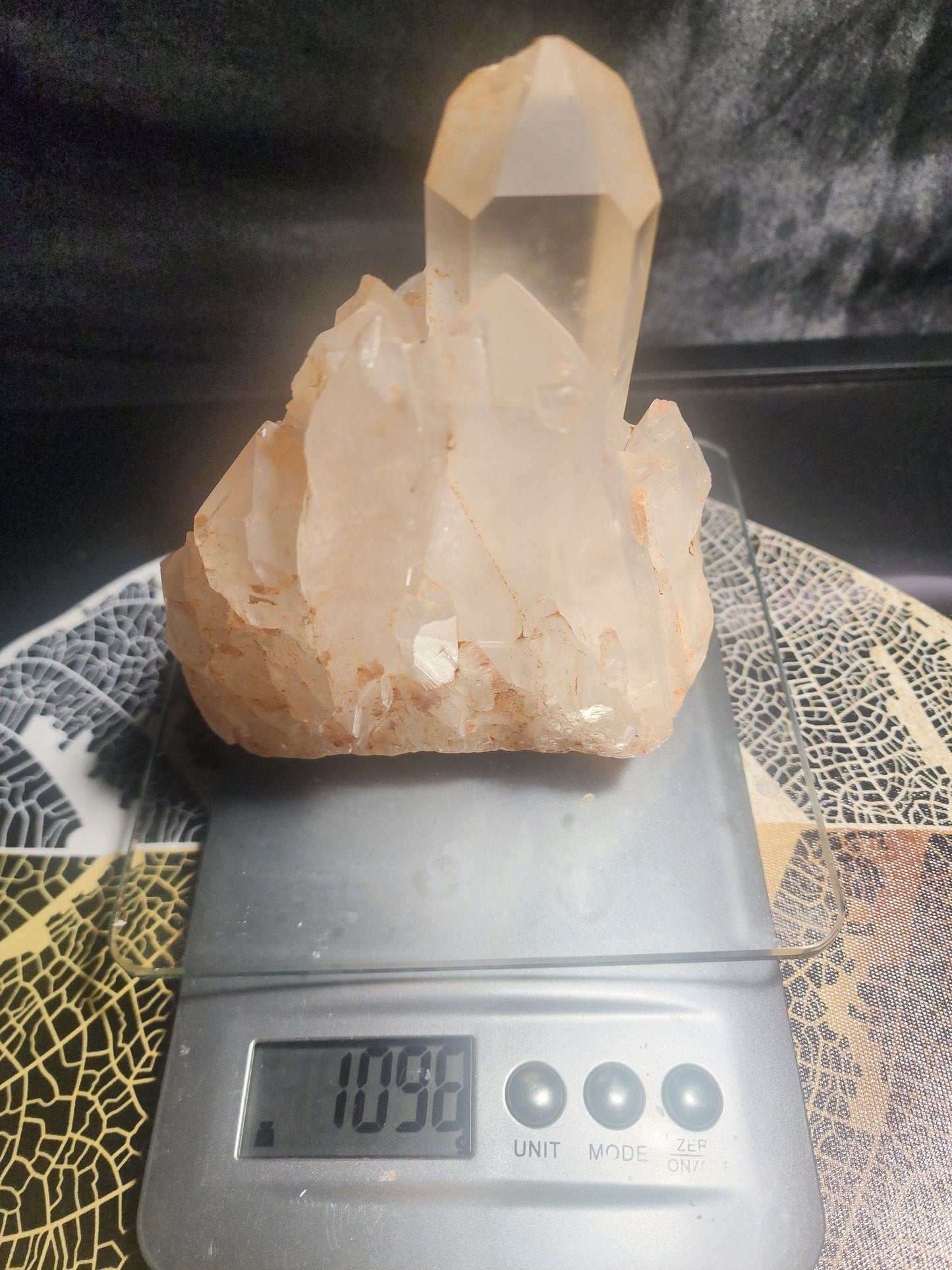 Crystals Clear Quartz Cluster Natural Raw Crystal 1096g Australia