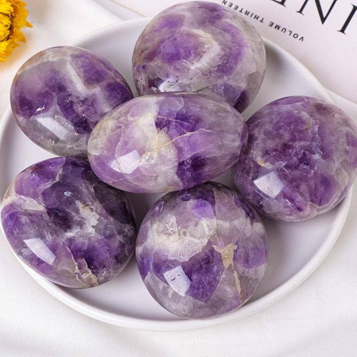 Dream Amethyst Palm Stone Australia