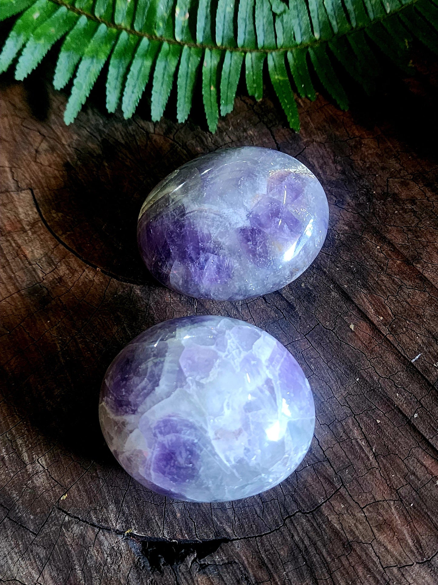 Dream Amethyst Palm Stone Australia
