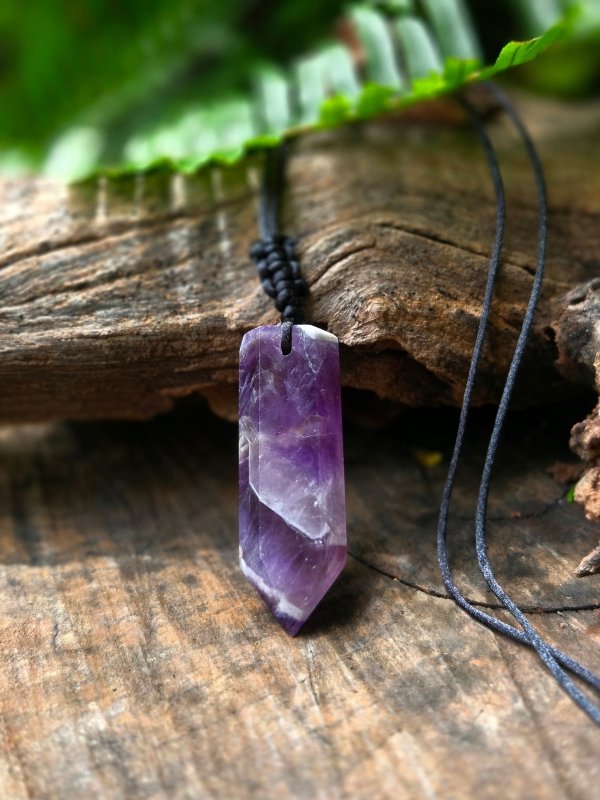 Dream Amethyst Point Pendant Necklace - Jewellery Australia