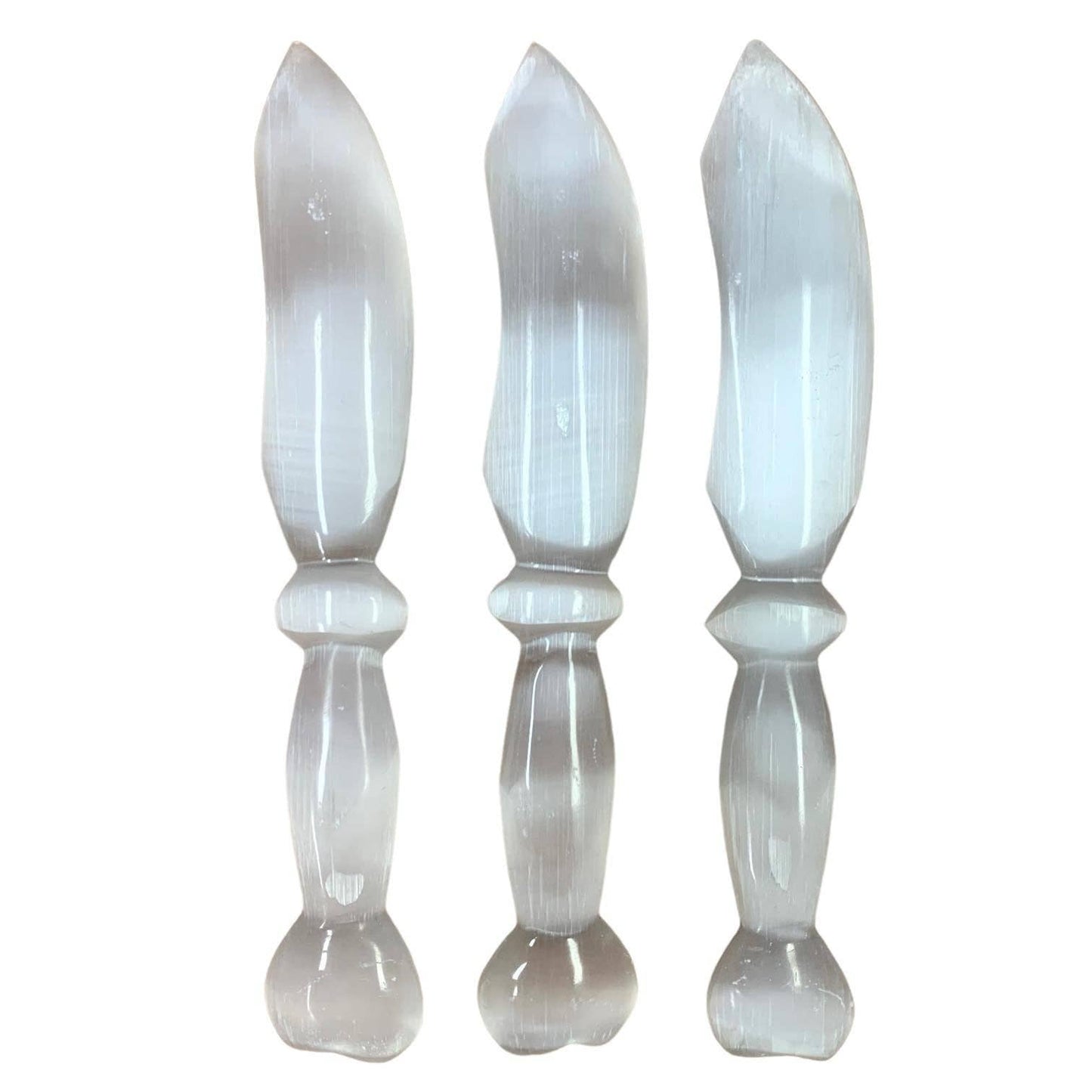 Selenite Wand/Athame/Knife - Heart