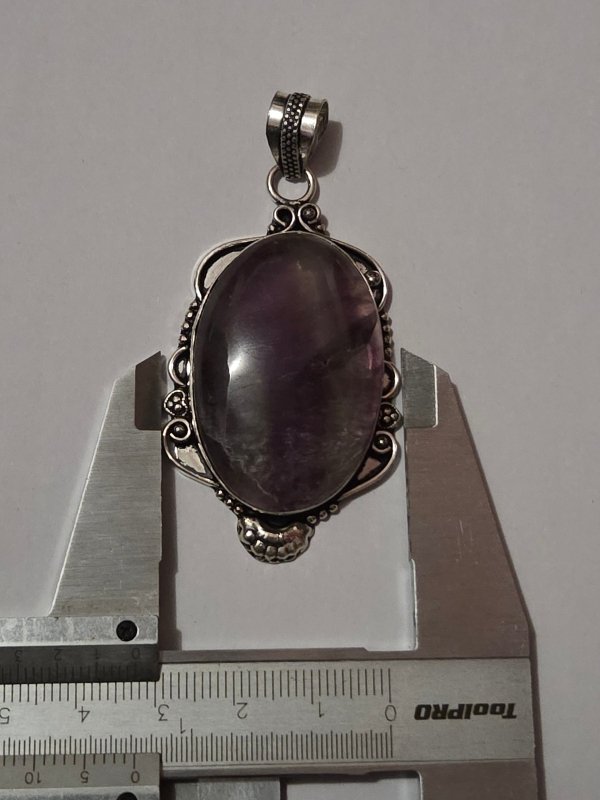 Fluorite Crystal Pendant Necklace - Jewellery Australia