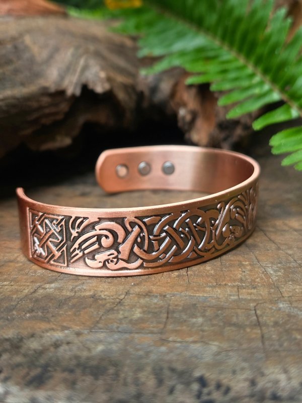 Magnetic Pure Copper Bracelet - Celtic Knot - Jewellery Australia