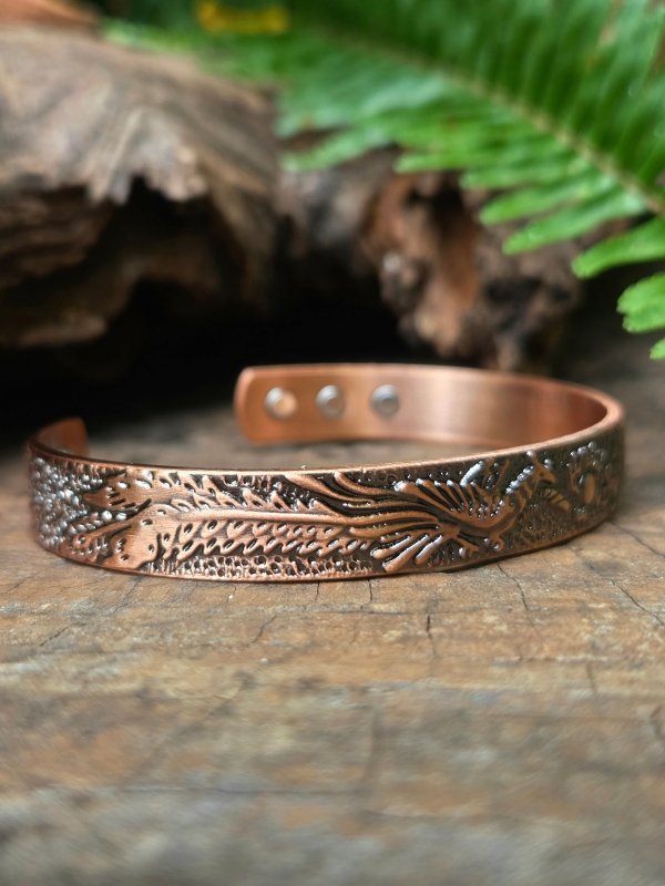 Magnetic Pure Copper Bracelet - Dragon - Jewellery Australia