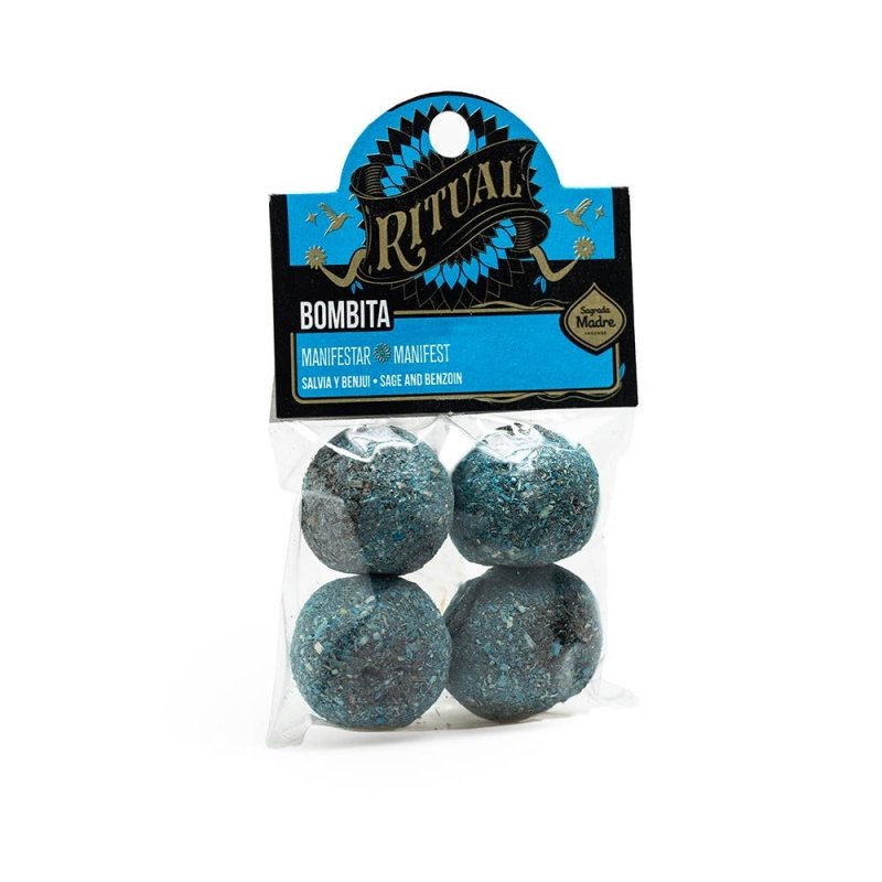 Manifest Ritual Smudge Bombs - Sage & Benzoin - Sagrada Madre - Accessories Australia