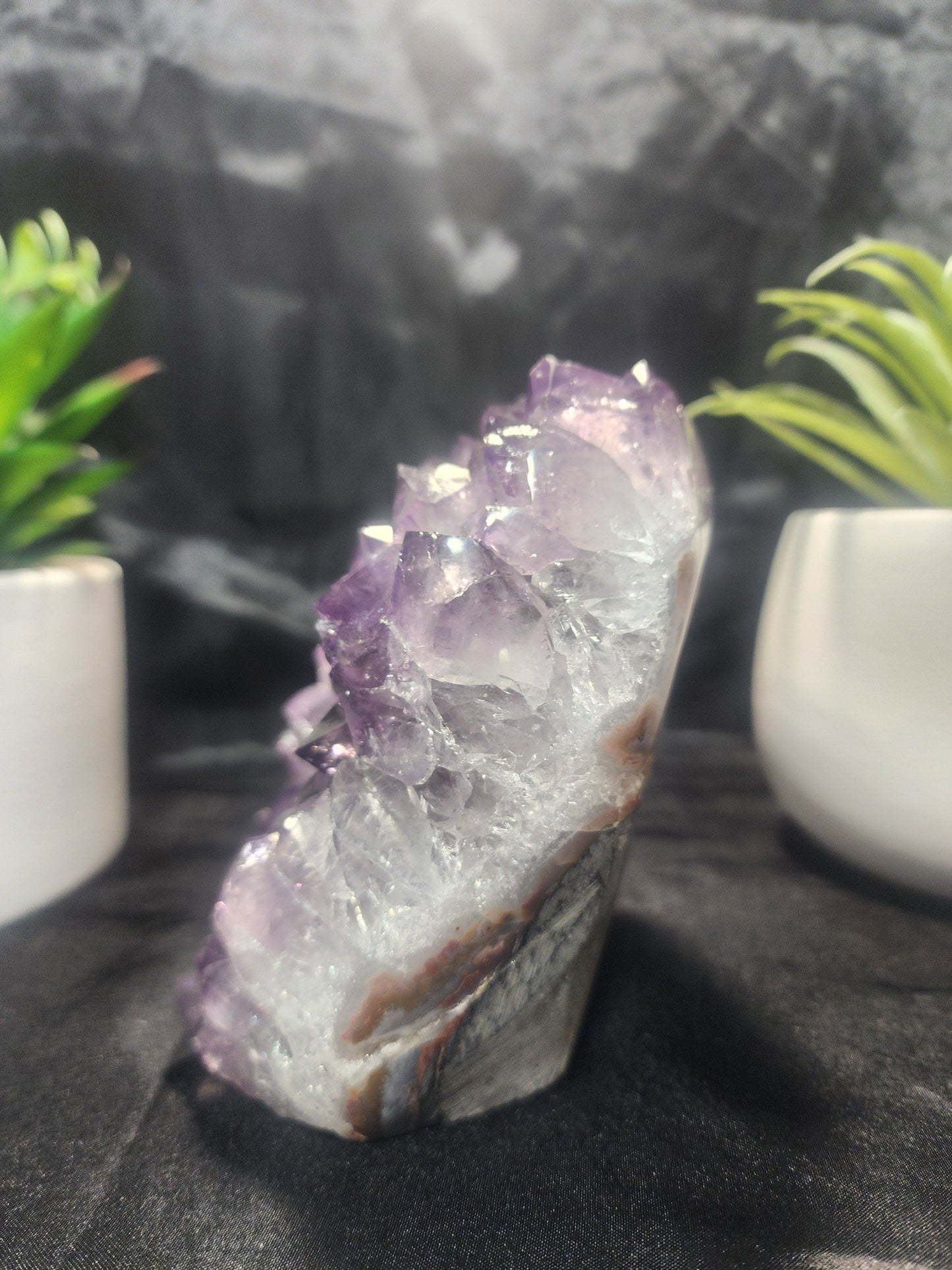 Crystals Natural Amethyst Cluster Geode 1271g Australia