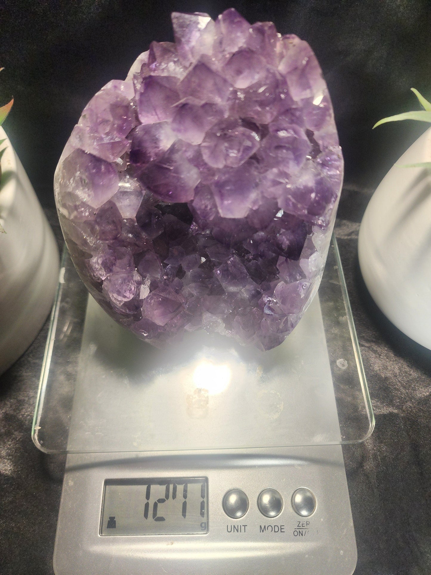 Crystals Natural Amethyst Cluster Geode 1271g Australia