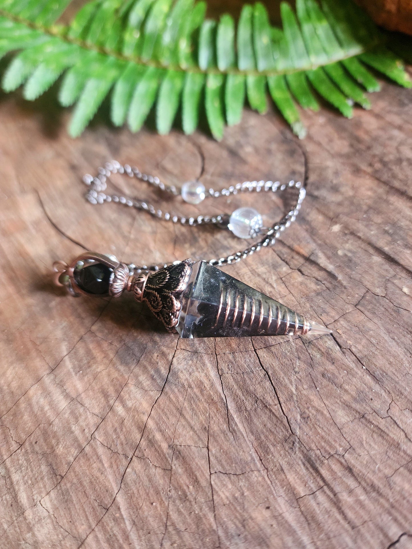 Crystals Obsidian Orgonite Pendulum Australia