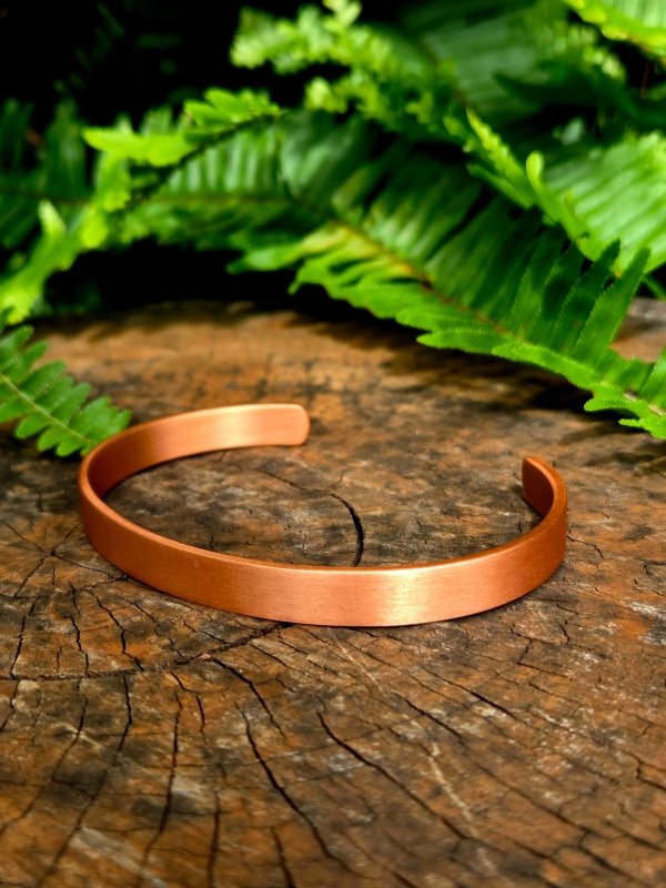 Pure Copper Cuff Bracelet - Plain - Jewellery Australia