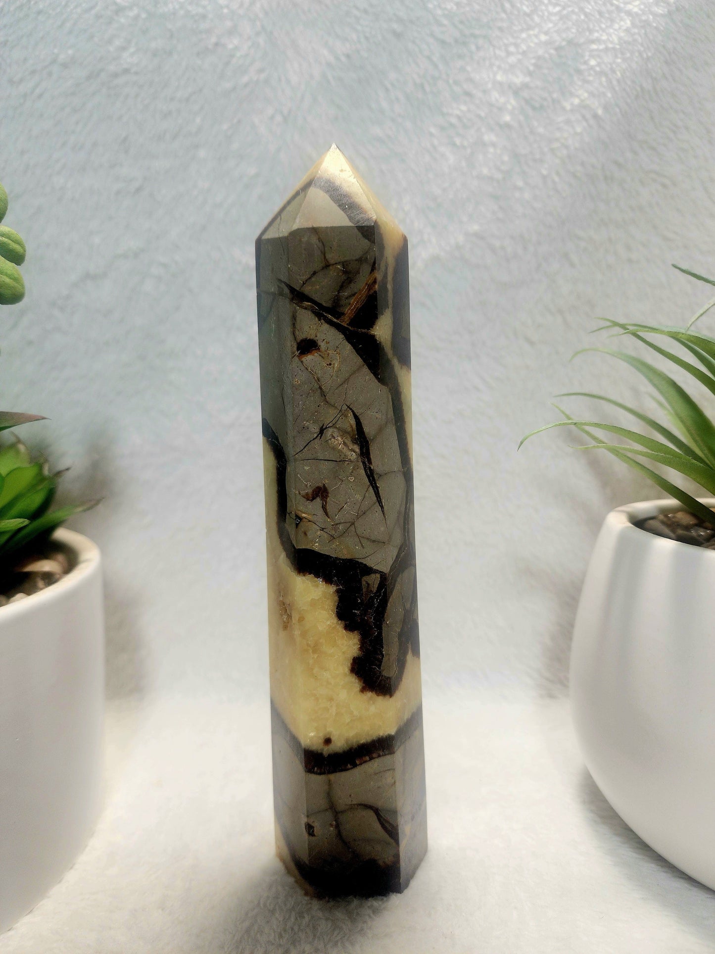 Crystals Septarian Jasper Dragon Stone Tower Point 474g Australia