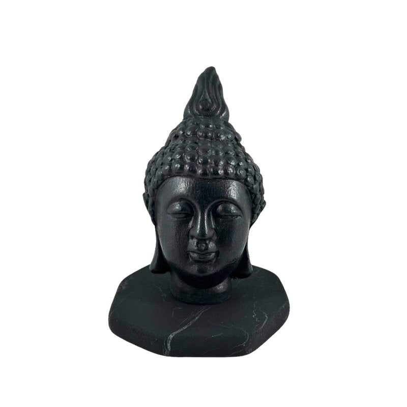 Shungite Figurine Buddha Head - EMF Protection - Crystals Australia