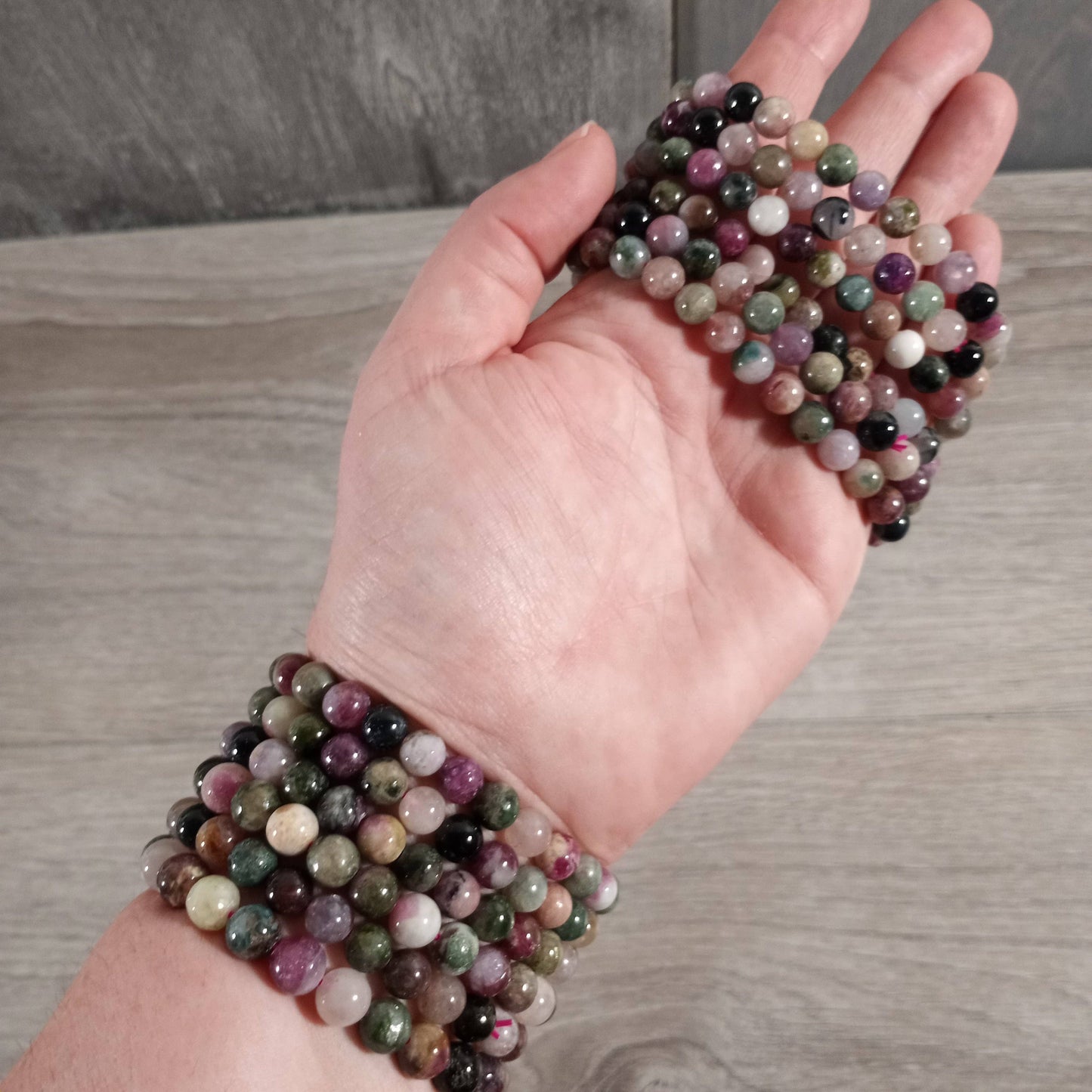 Watermelon Tourmaline Bracelet 6-7mm Australia