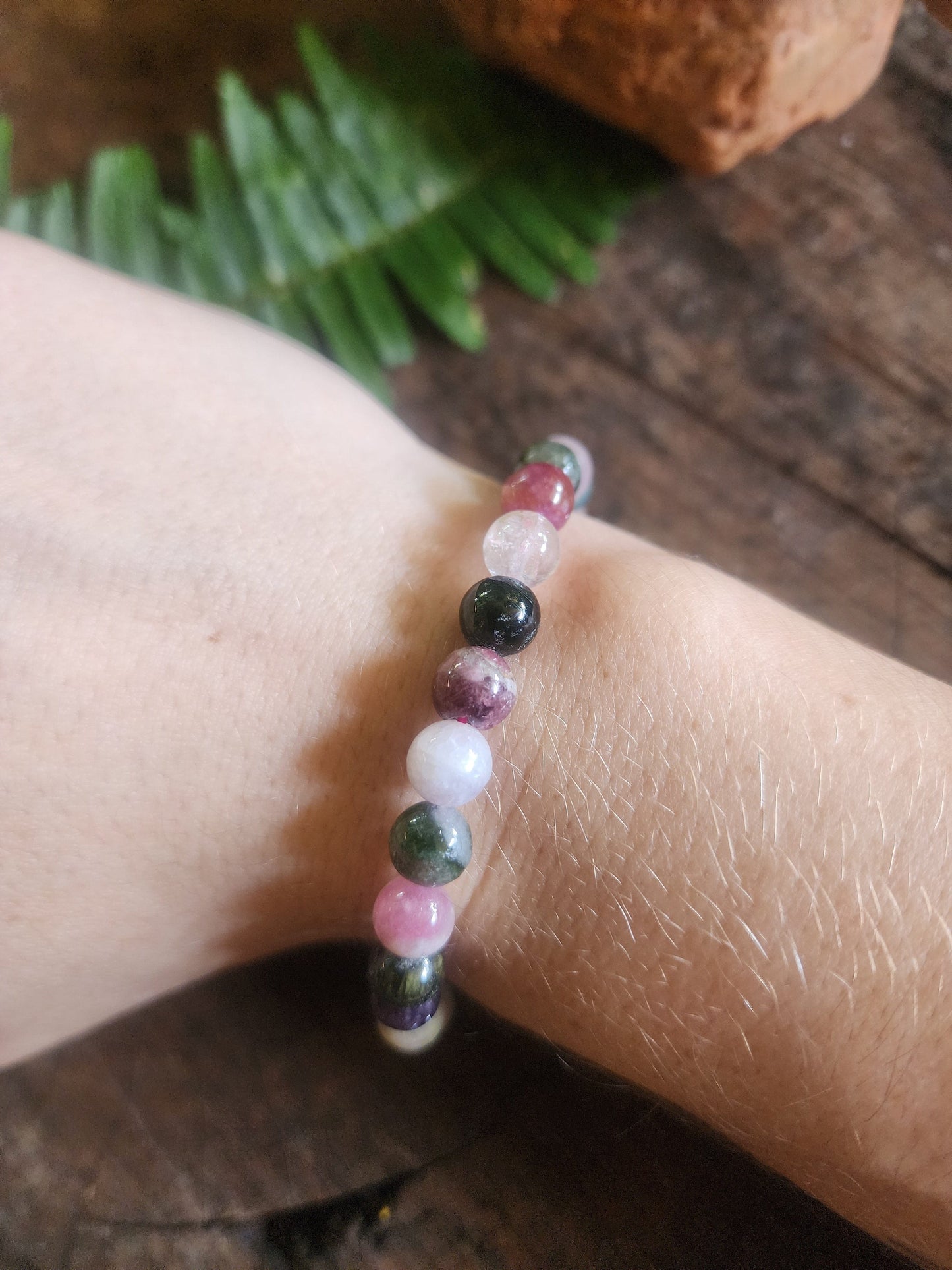 Watermelon Tourmaline Bracelet 6-7mm Australia