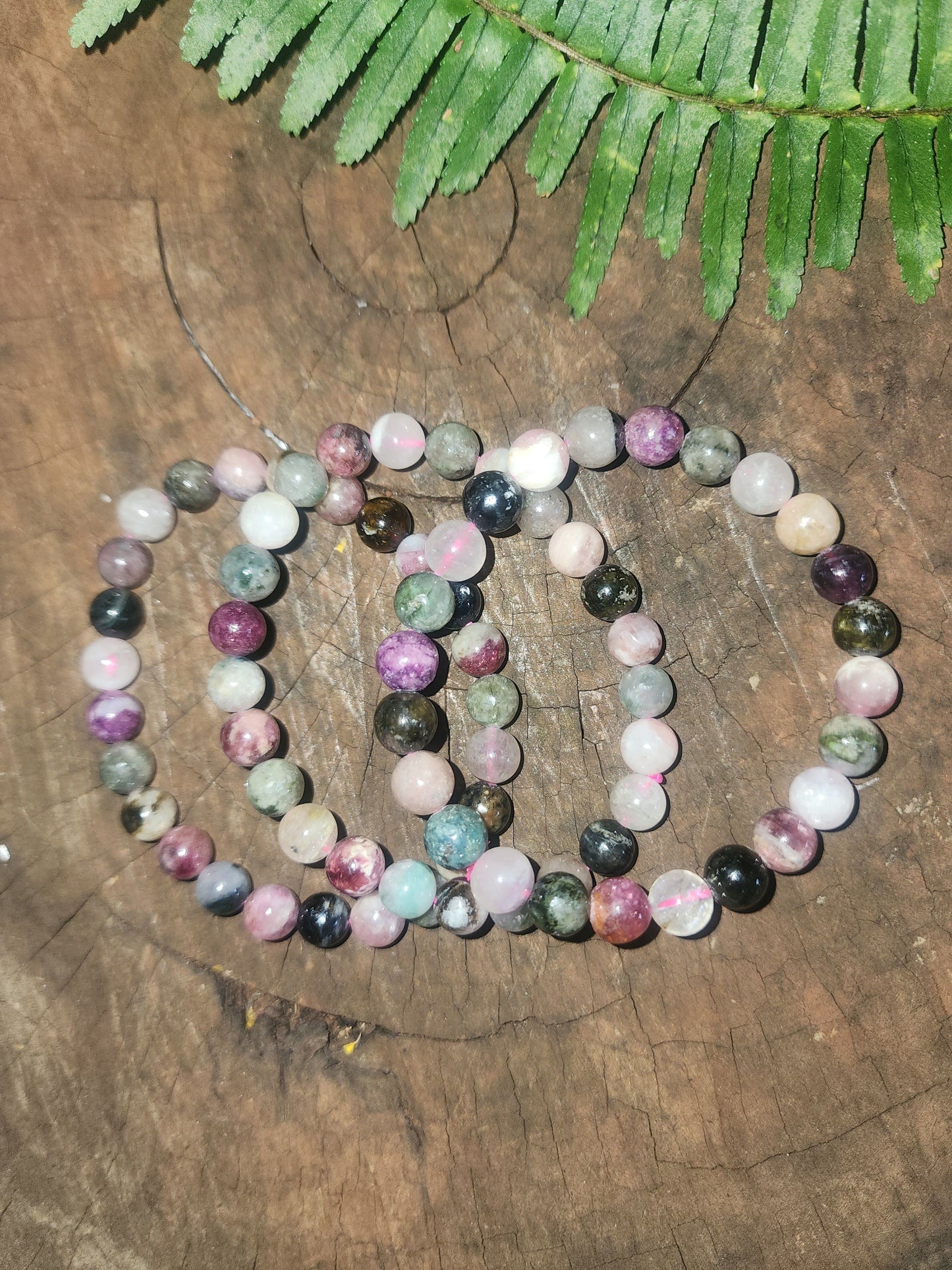 Watermelon Tourmaline Bracelet 6-7mm Australia