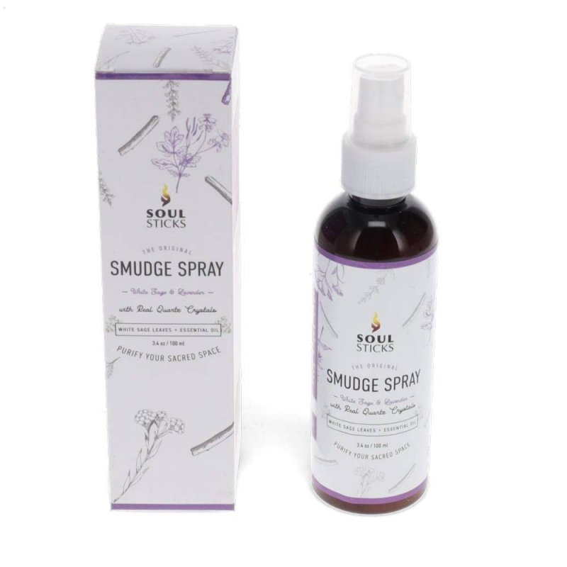 White Sage & Lavender Smudge Spray 100ml - Soul Sticks - Accessories Australia