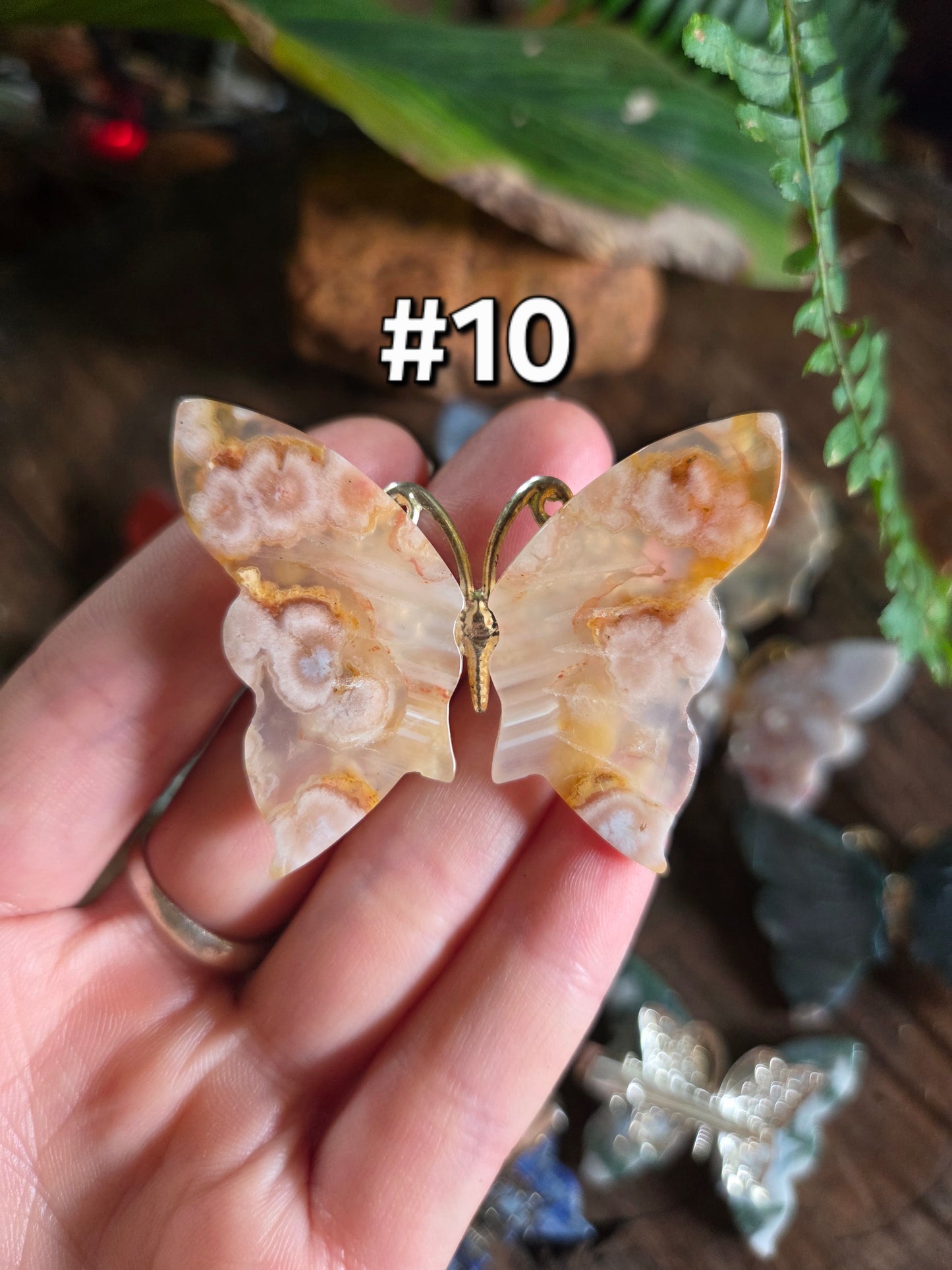 Crystal Butterfly Hairclips