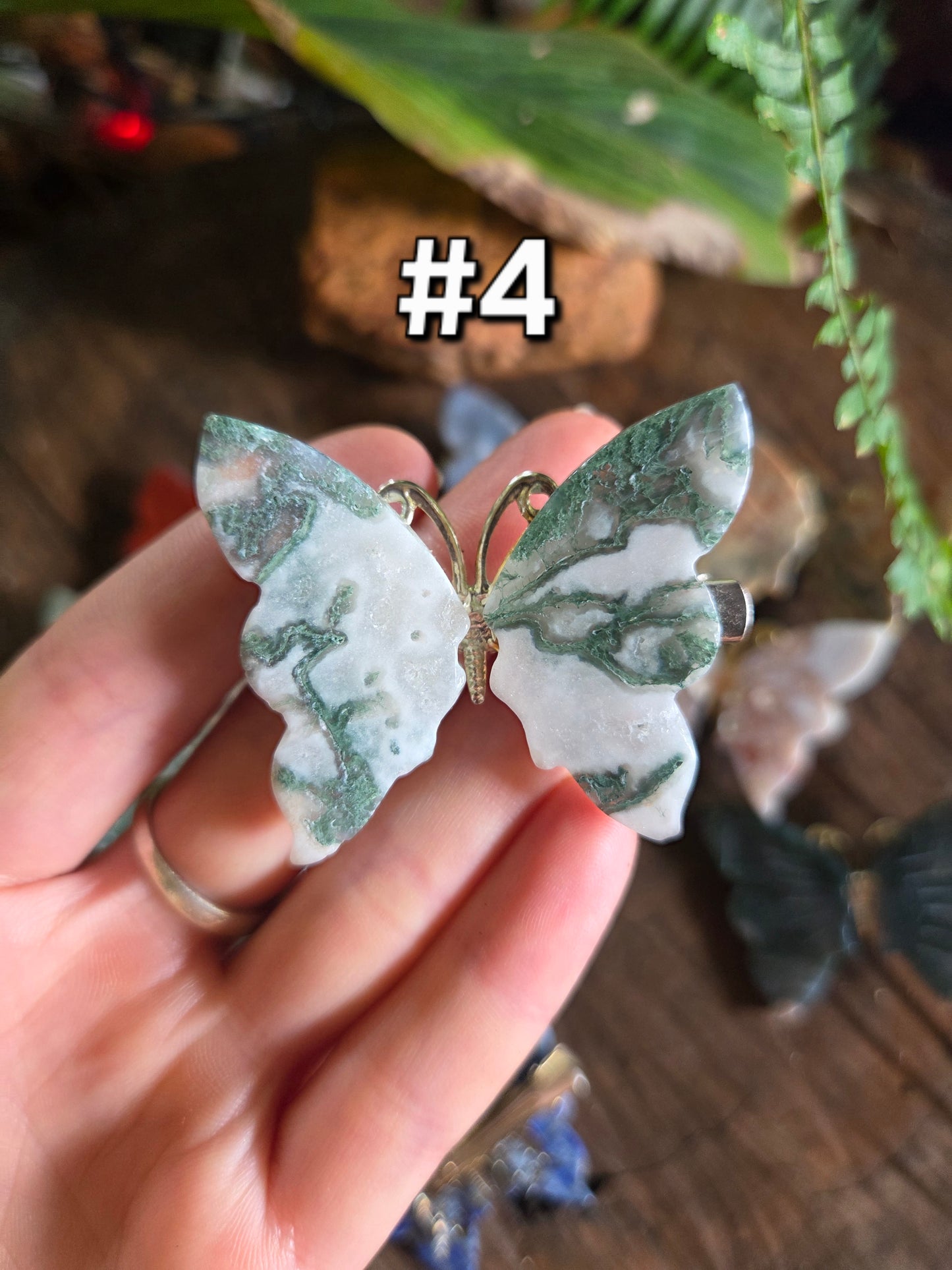 Crystal Butterfly Hairclips