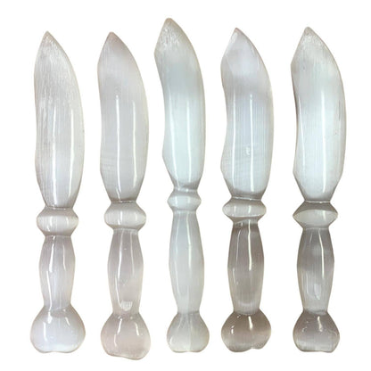 Selenite Wand/Athame/Knife - Heart