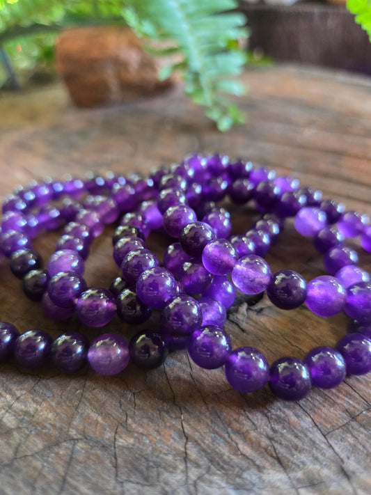 Amethyst Bracelet 8mm