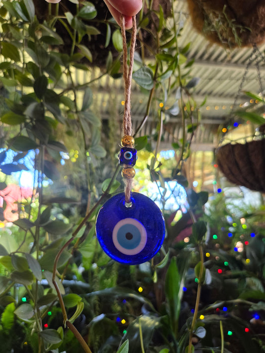 Blue Evil Eye Wall Hanging Pendant