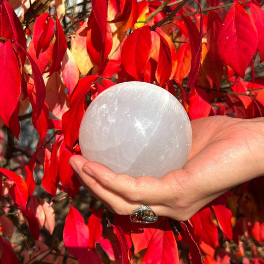 Selenite Spheres 10cm