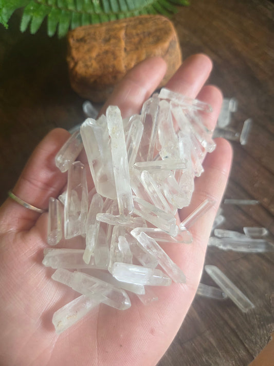 Small Clear Quartz Points Raw