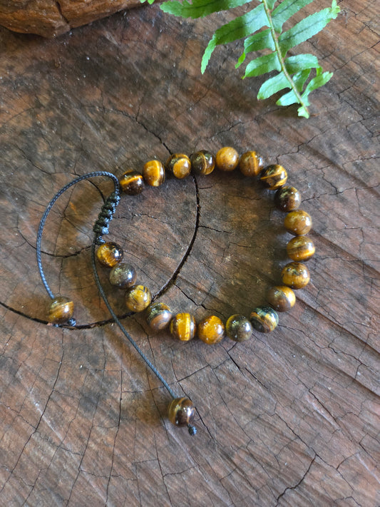Tigers Eye Adjustable Bracelets