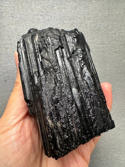 AAAAA Top Quality Large Natural Raw Black Tourmaline Crystal - Crystals Australia