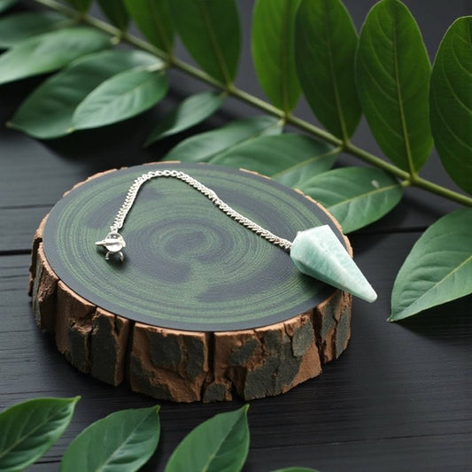 Amazonite Crystal Pendulum - Crystals Australia