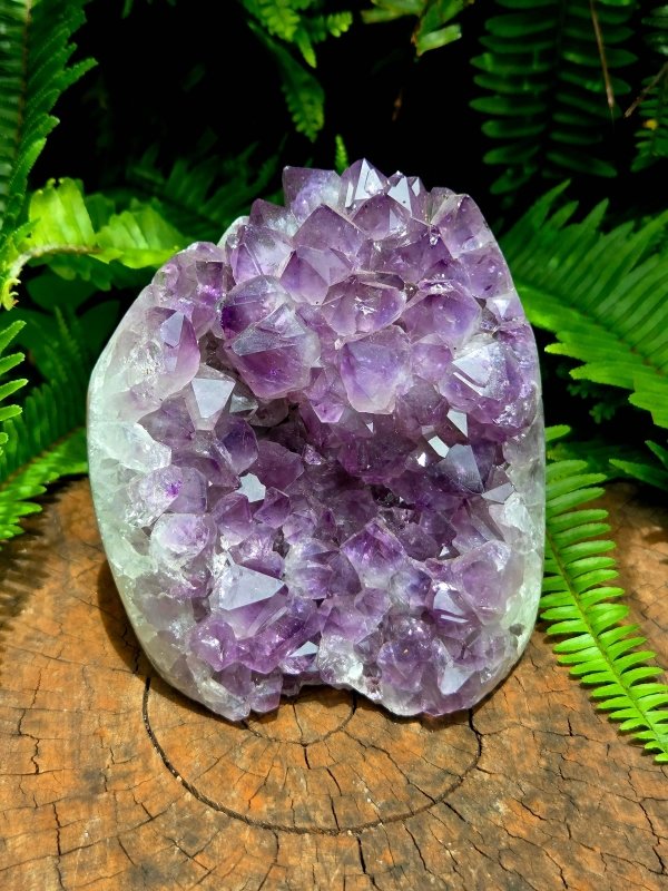 Amethyst Crystal Geode Cluster 1270g - Crystals Australia