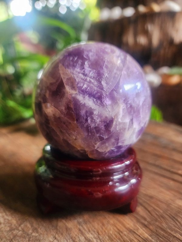 Amethyst Crystal Sphere 7cm - Crystals Australia