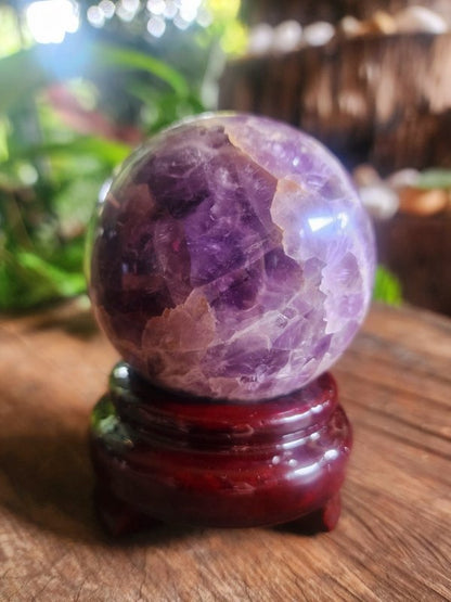 Amethyst Crystal Sphere 7cm - Crystals Australia