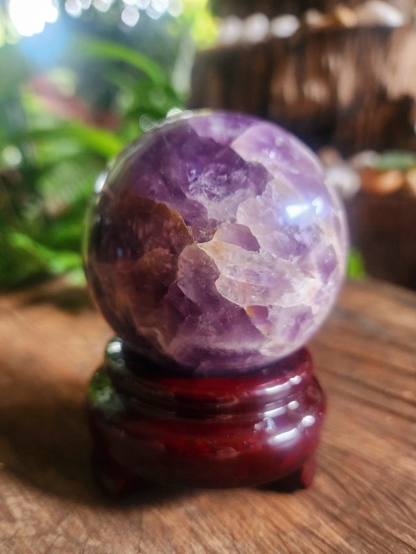 Amethyst Crystal Sphere 7cm - Crystals Australia