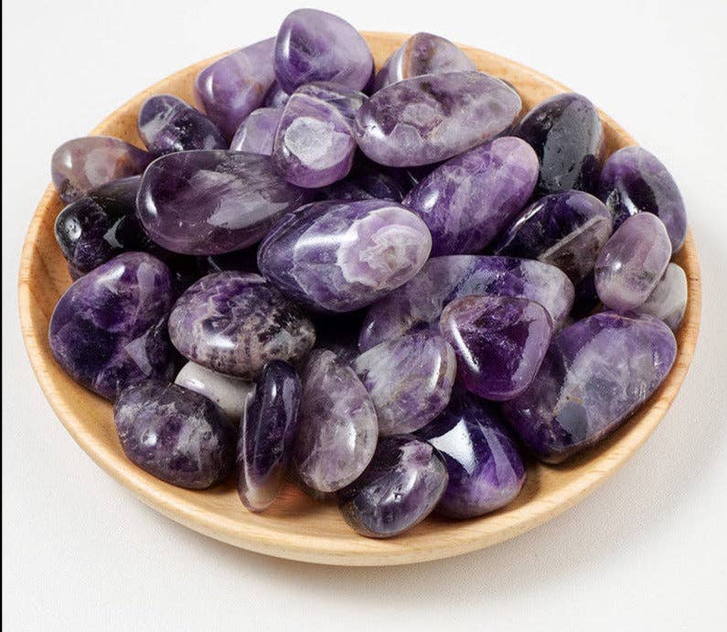 Amethyst Crystal Tumble Stones - Crystals Australia