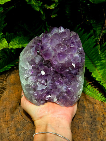 Crystals Amethyst Geode Cluster 1270g