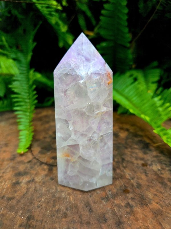Amethyst Lace Agate Crystal Tower Point - Crystals Australia