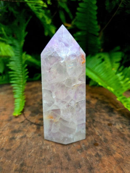 Amethyst Lace Agate Crystal Tower Point - Crystals Australia