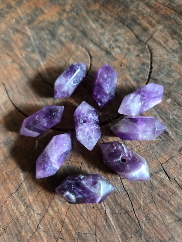 Amethyst Pendant Necklace/Choker - Jewellery Australia