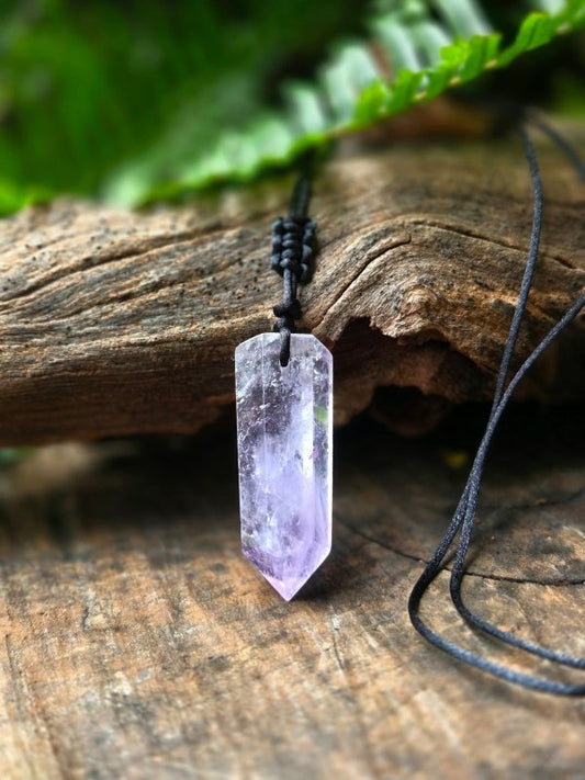 Amethyst Point Pendant Necklace - Jewellery Australia