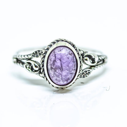 Amethyst Ring 925 Sterling Silver - Jewellery Australia
