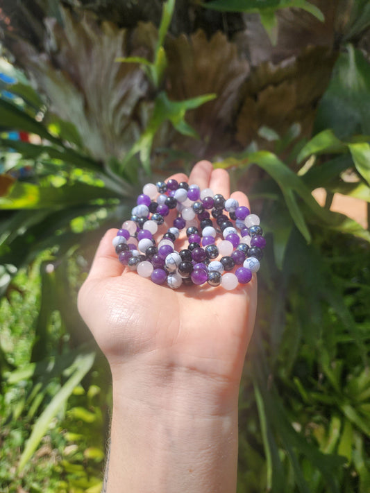 Crystals Anxiety Bracelet 8mm Australia