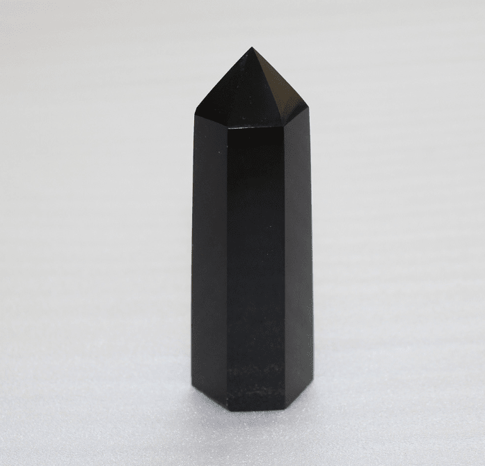 Black Obsidian Tower Point - Crystals Australia