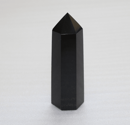 Black Obsidian Tower Point - Crystals Australia