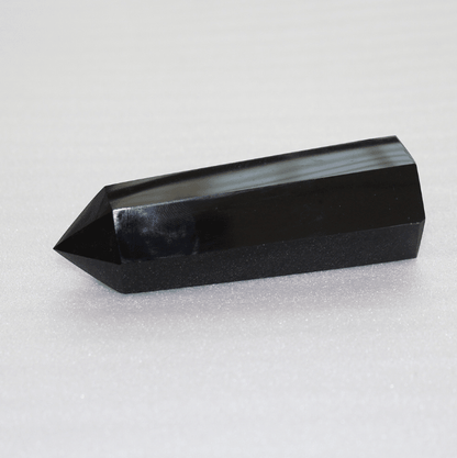 Black Obsidian Tower Point - Crystals Australia