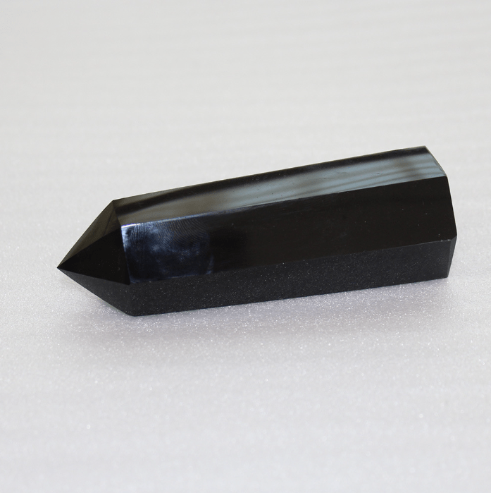 Crystals Black Obsidian Tower Point