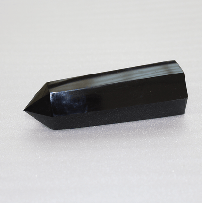Crystals Black Obsidian Tower Point