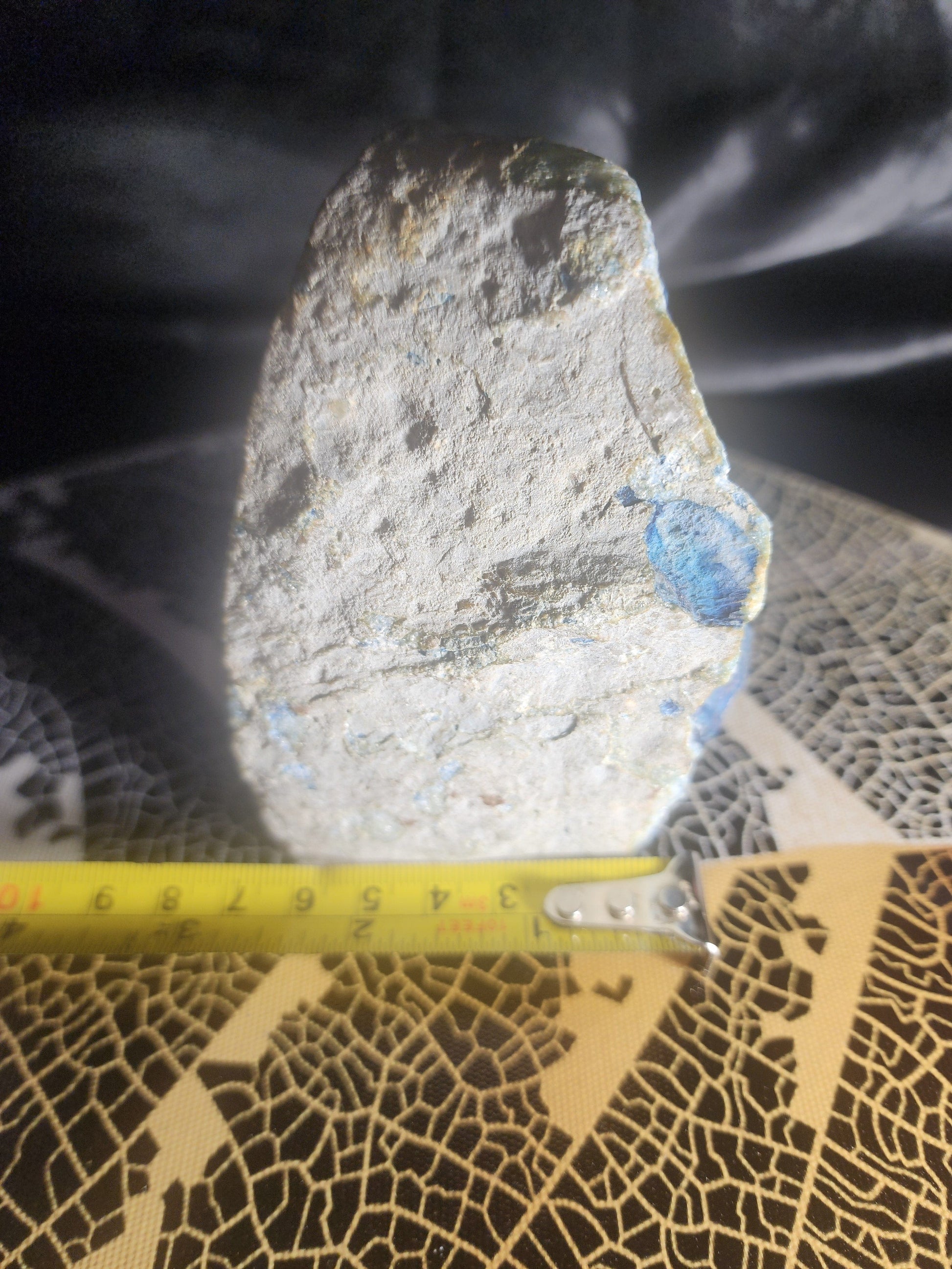 Crystals Blue Agate Geode Cave 461g Australia