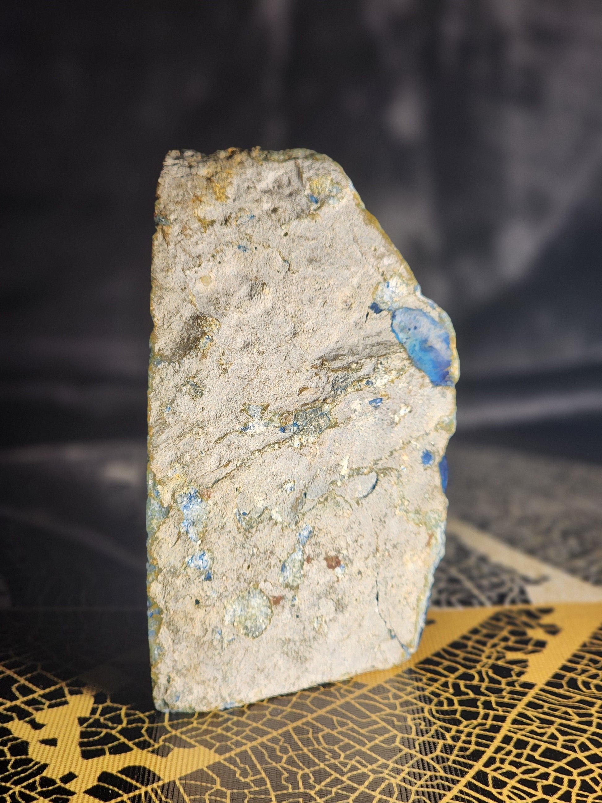 Crystals Blue Agate Geode Cave 461g Australia